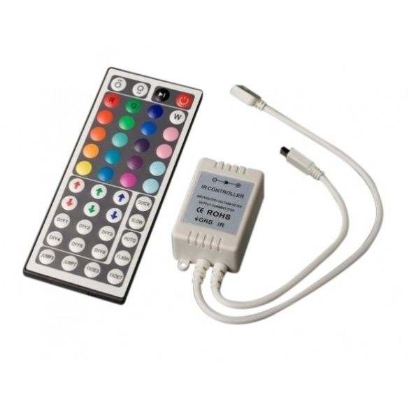 44 gombos LED szalag RGB vezérlő IR