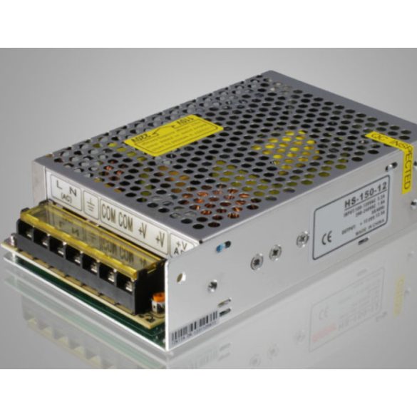 150W beltéri tápegység, 12,5A, 12VDC