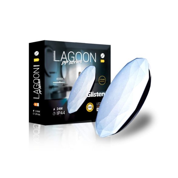 Lagoon PP series Glisten 24W kerek 4000k mennyezeti lámpa IP44