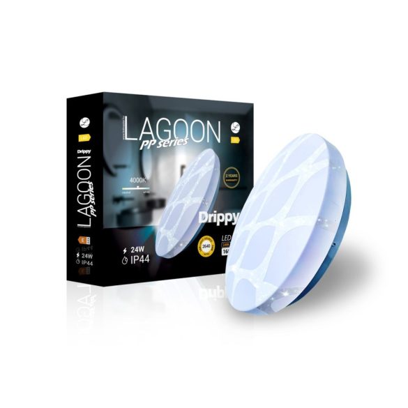 Lagoon PP series Drippy 24W kerek 4000k mennyezeti lámpa IP44