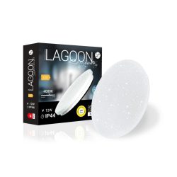   Lagoon Skinande 12W o230mm kerek 4000K mennyezeti lámpa IP44