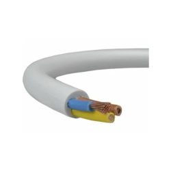 H05VV-F 3x2,5 fehér Műa szig hajlvezeték 300/500V MT