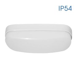 LED mennyezeti lámpa , 12W, 230V, 4000K, IP54, ovális BALI
